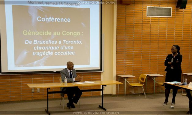 Conférence Charles Onana 2012