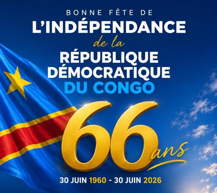 Bonne Fête de l’indépendance à tous les congolais